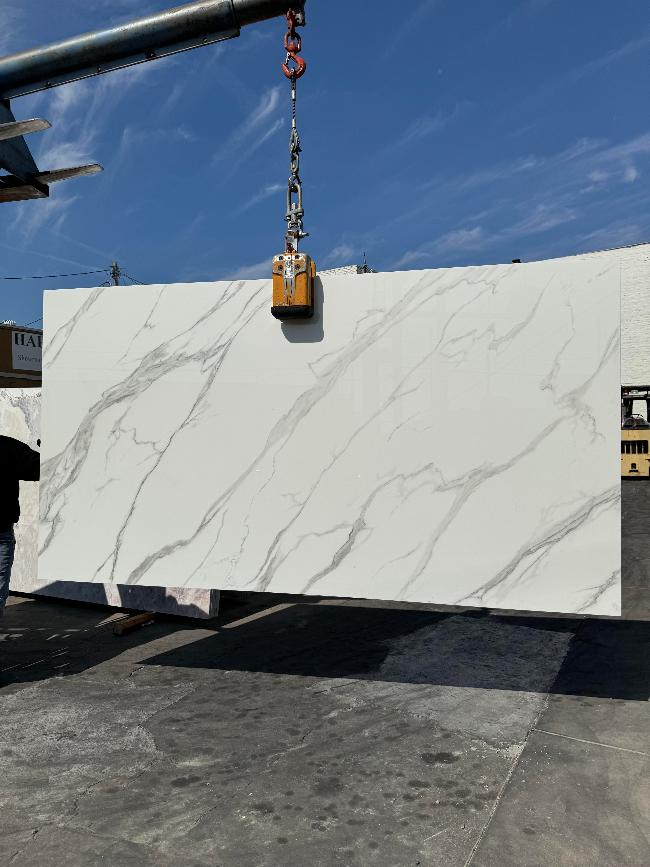 Calacatta Glass Polished Slab