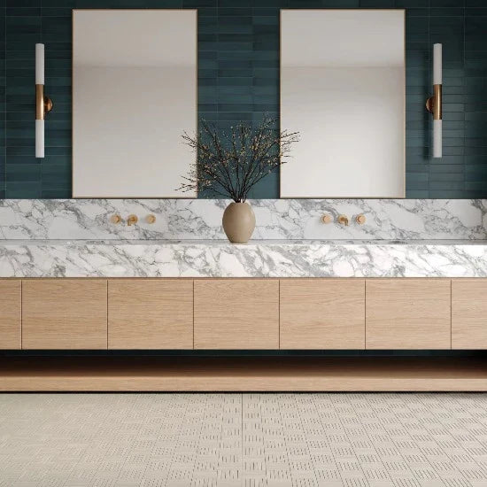 Arabescato Grey Porcelain Slab 60" x 126" - 1/2" Thick
