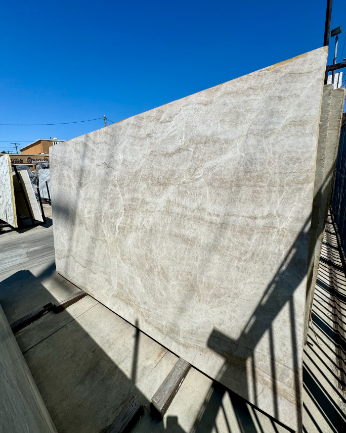 Taj Mahal Quartzite Leathered Slab