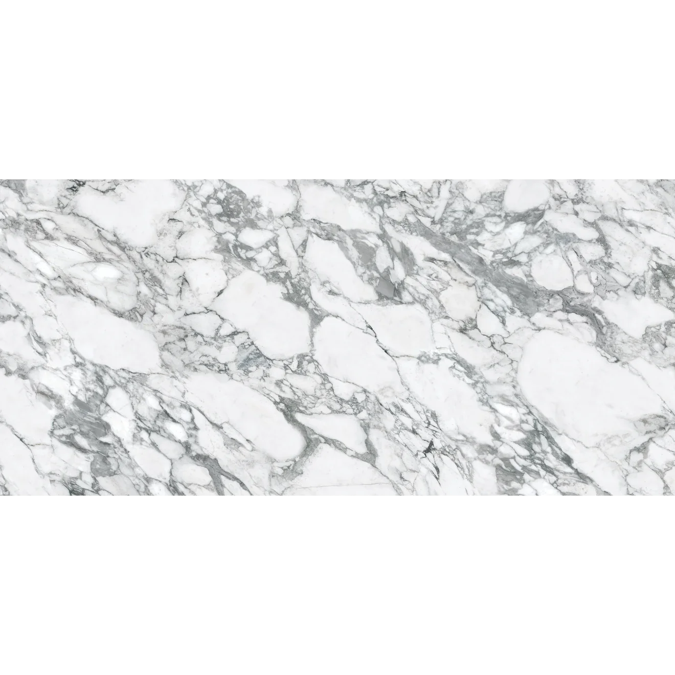 Arabescato Grey Porcelain Slab 60" x 126" - 1/2" Thick