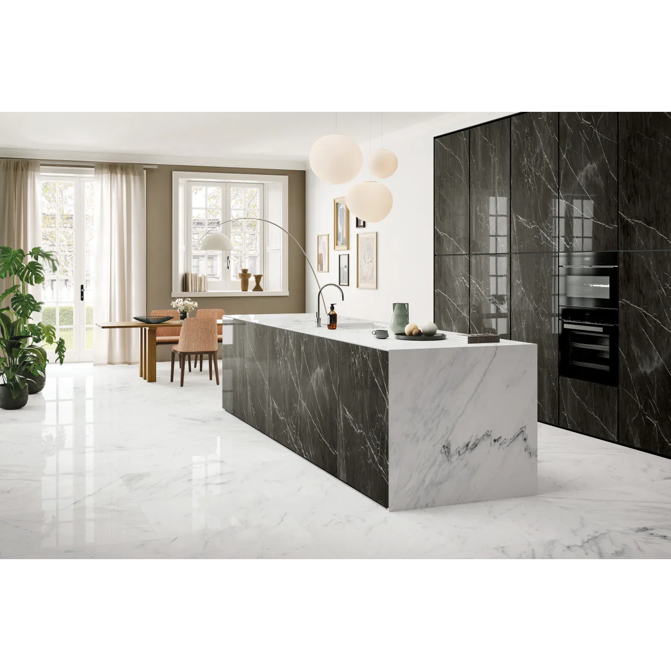 Luxury White Porcelain Slab 60" x 126" - 1/2" Thick