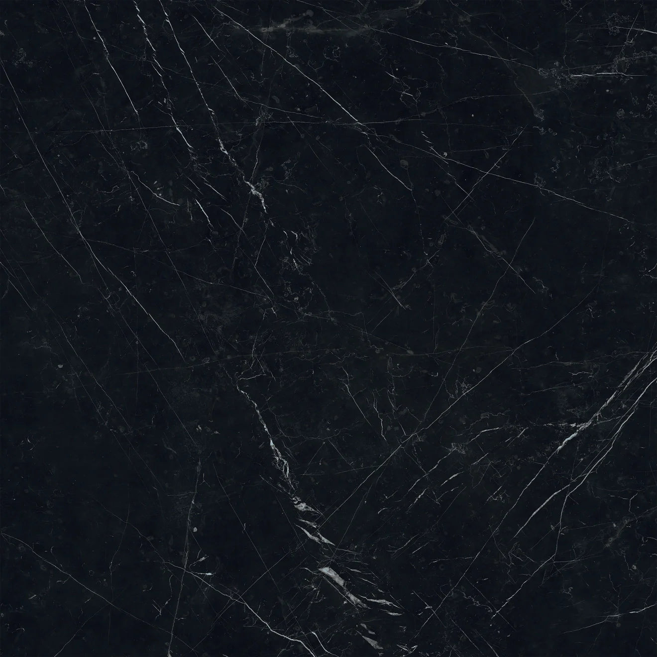 Nero Marquina Porcelain Slab 60" x 126" - 1/2" Thick