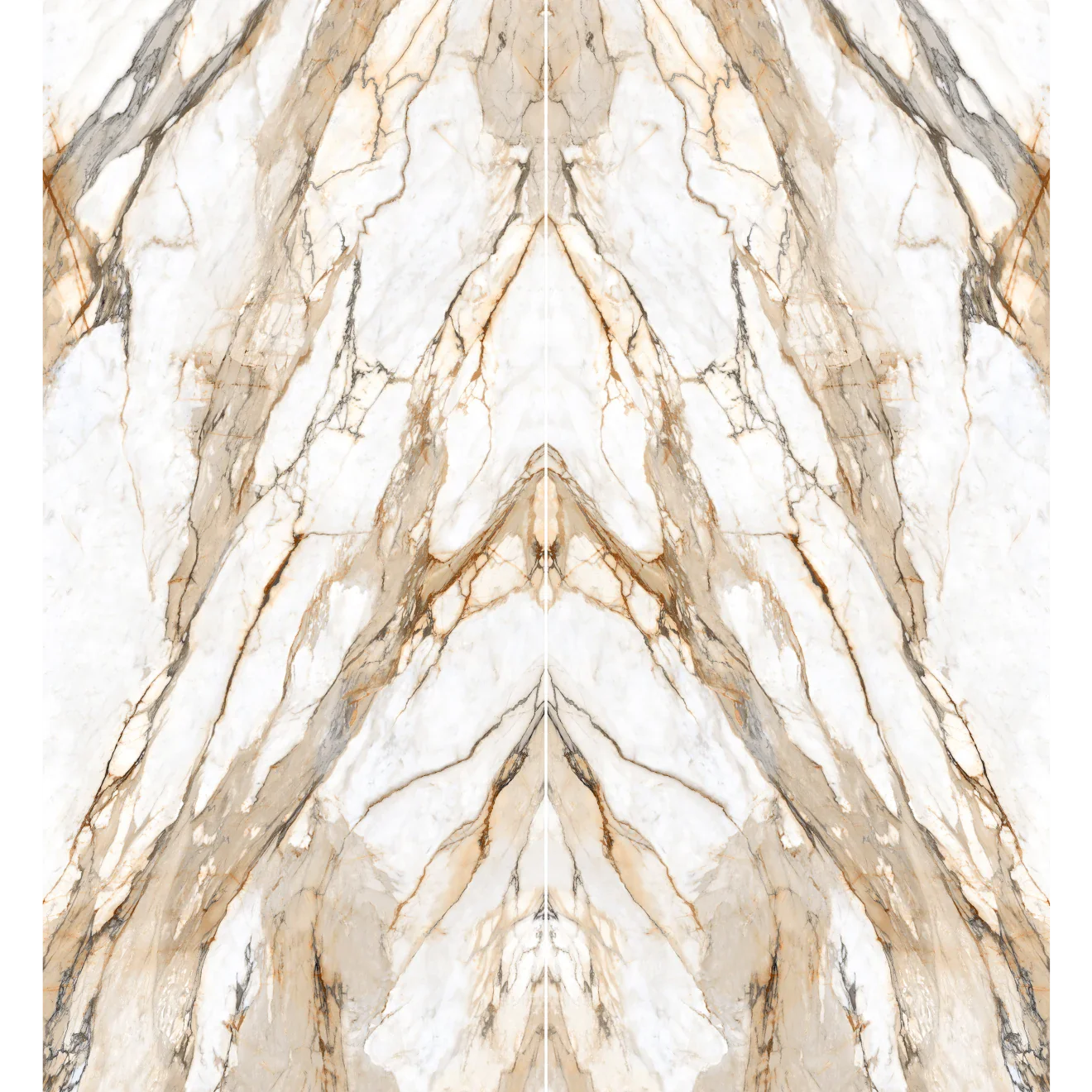 Calacatta Rust Bookmatch Porcelain Slab 60" x 126" - 1/2" Thick