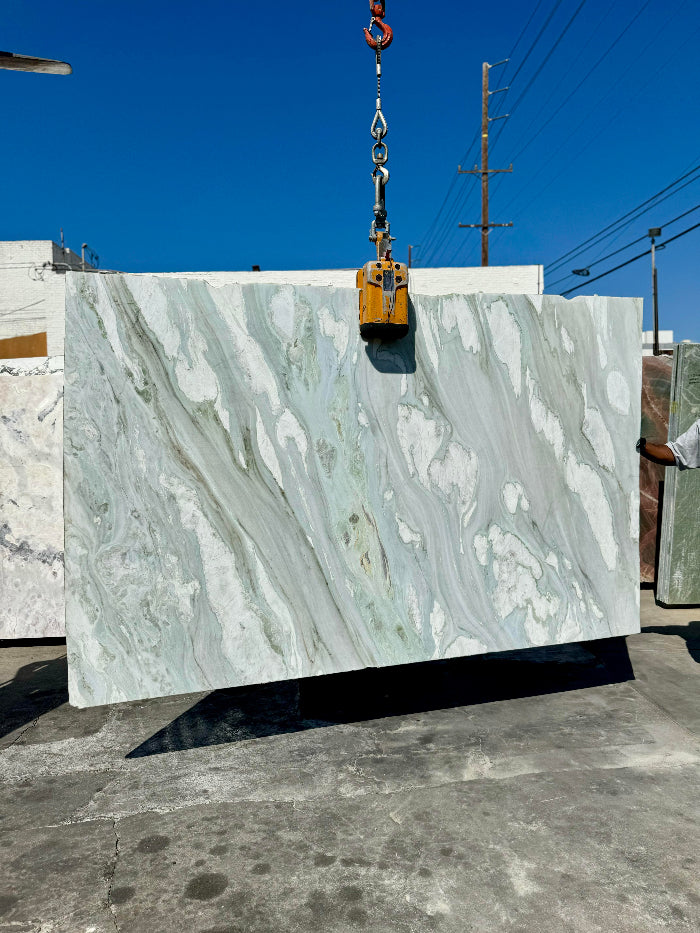 Tiffany Blue Marble Slab Polished Stone