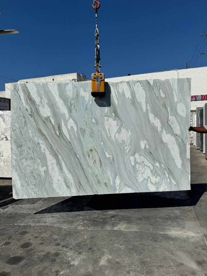 Tiffany Blue Marble Slab Polished Stone